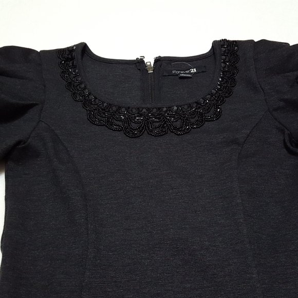 NWOT Forever 21 Dark Gray Dress. - Picture 8 of 16